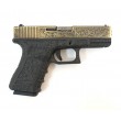 Страйкбольный пистолет WE Glock-19 Gen.3 Bronze, с гравировкой (WE-G003BOX-FP) - фото № 8