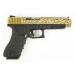 Страйкбольный пистолет WE Glock-34 Gen.3 Bronze, с гравировкой (WE-G008 BOX-FP) - фото № 14