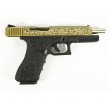 Страйкбольный пистолет WE Glock-34 Gen.3 Bronze, с гравировкой (WE-G008 BOX-FP) - фото № 7