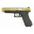 Страйкбольный пистолет WE Glock-34 Gen.3 Bronze, с гравировкой (WE-G008 BOX-FP) - фото № 13