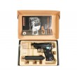 Страйкбольный пистолет WE Walther P38 GBB Black, с глушителем - фото № 3