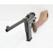 Страйкбольный пистолет WE Mauser 712 Black, кобура-приклад, длинный магазин - фото № 5