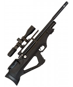 Пневматическая винтовка Hatsan Flashpup-S QE (пластик, PCP, модератор, ★3 Дж) 5,5 мм