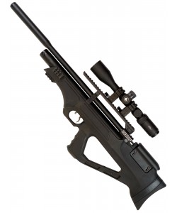 Пневматическая винтовка Hatsan Flashpup-S QE (пластик, PCP, модератор, ★3 Дж) 5,5 мм