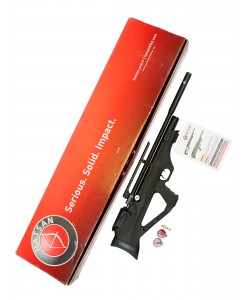 Пневматическая винтовка Hatsan Flashpup-S QE (пластик, PCP, модератор, ★3 Дж) 5,5 мм