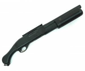 Страйкбольный дробовик Cyma Remington M870 shotgun Black, металл (CM.357AM BK)