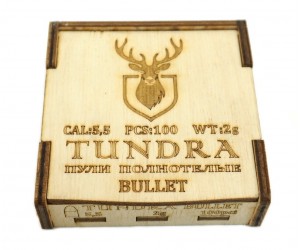 Пули полнотелые Tundra Bullet 5,5 (5,54) мм, 2,0 г (100 штук)