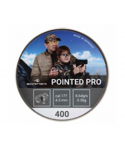 Пули для пневматики Borner Pointed Pro 4,5 мм, 0,56 г (400 штук)