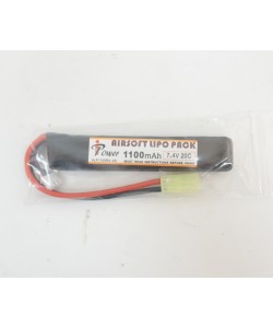 Аккумулятор iPower Li-po 7.4V 1100mAh 20C, 110x20x11 мм (стик)