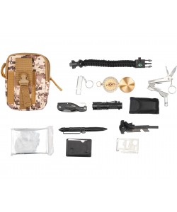 Набор для выживания Patriot BH-MK04 (11 предметов, поясная сумка)