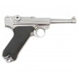 Страйкбольный пистолет WE Luger P08 4” Silver (WE-P004) - фото № 2