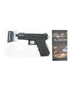 Страйкбольный пистолет KJW KP-17 Glock G17 TBC Gas Black, удлин. ствол