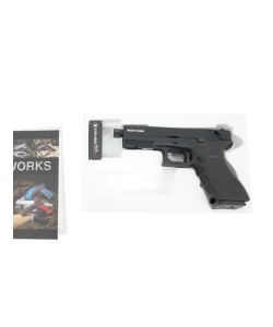 Страйкбольный пистолет KJW KP-18 Glock G18 TBC Gas Black, удлин. ствол