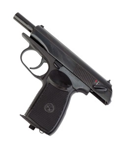 Пневматический пистолет Baikal МР-654К (ПМ, черная рукоять)