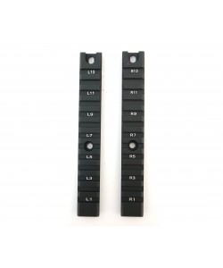Комплект планок Picatinny Patriot BH-R13, 13 слотов, 2 шт.