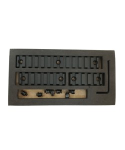 Комплект планок Picatinny Patriot с крепежом (BH-R15)