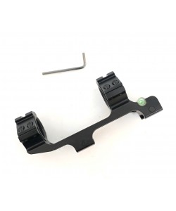 Кронштейн-монолит 25/30 мм Patriot BH-MS22 на Weaver (облегченный, с выносом и уровнем)