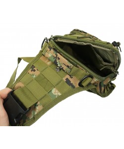 Сумка тактическая Brave Hunter PK197 через плечо, 28x18x13 см (Camo)