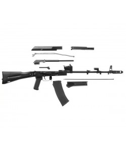 Макет учебный автомат Калашникова АК74М-М (ММГ, складной приклад)