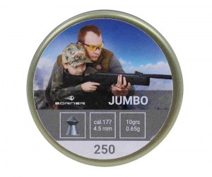 Пули Borner Jumbo 4,5 мм, 0,65 г (250 штук)