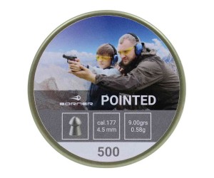 Пули Borner Pointed 4,5 мм, 0,58 г (500 штук)