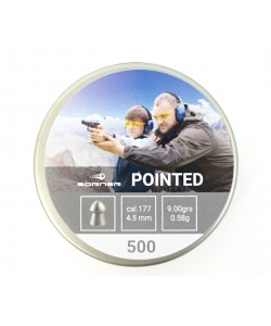Пули для пневматики Borner Pointed 4,5 мм, 0,58 г (500 штук)