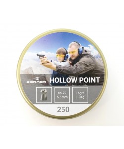 Пули для пневматики Borner Hollow Point 5,5 мм, 1,04 г (250 штук)