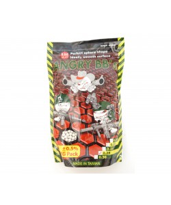 Шары для страйкбола Angry BB's 0,28 г, 3500 штук (1 кг, белые)