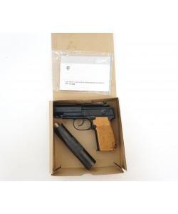 Охолощенный СХП пистолет ПБ бесшумный Р-413 (6П9, с глушителем) 10ТК