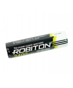 Аккумулятор Robiton 3400 mAh Li-ion 18650 с защитой