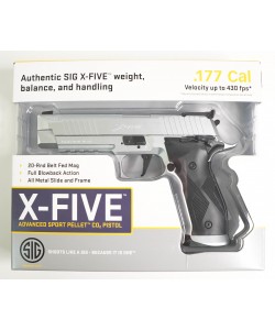 Пневматический пистолет Sig Sauer X-Five (P226) Silver
