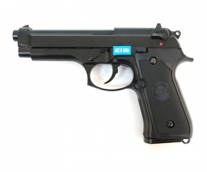 Страйкбольный пистолет WE Beretta M92F Auto Black