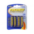 Батарейки пальчиковые FocusRay Super Alkaline LR6/BL4 1.5V (4 x AA) - фото № 3