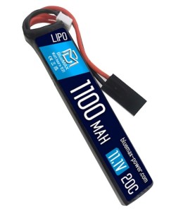 Аккумулятор BlueMAX Li-Po 11.1V 1100mah 20C Stick, 102x21x14 мм