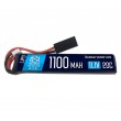 Аккумулятор BlueMAX Li-Po 11.1V 1100mah 20C Stick, 102x21x14 мм - фото № 1