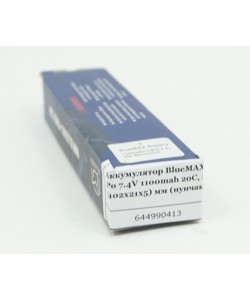 Аккумулятор BlueMAX Li-Po 7.4V 1100mah 20C Nunchuck, 2x (102x21x5) мм
