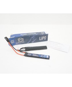 Аккумулятор BlueMAX Li-Po 7.4V 1100mah 20C Nunchuck, 2x (102x21x5) мм