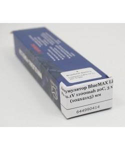 Аккумулятор BlueMAX Li-Po 11.1V 1100mah 20C Triple, 3x (102x21x5) мм