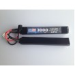 Аккумулятор BlueMAX Li-Po 7.4V 3000mah 20C, 2 x (128x25x17,6) мм (нунчаки)