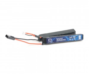 Аккумулятор BlueMAX Li-Po 7.4V 3000mah 20C, 2 x (128x20,5x17,6) мм (нунчаки)