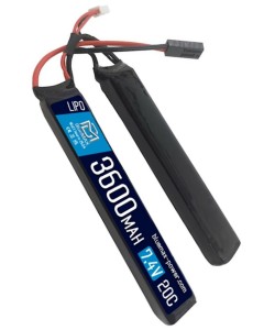 Аккумулятор BlueMAX Li-Po 7.4V 3600mah 20C Nunchuck, 2x (128x21x18) мм