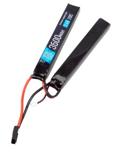 Аккумулятор BlueMAX Li-Po 7.4V 3600mah 20C Nunchuck, 2x (128x21x18) мм
