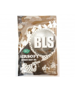 Шары для страйкбола BLS 0,40 г, 1000 штук (белые, Bio) 1BA-PLA40