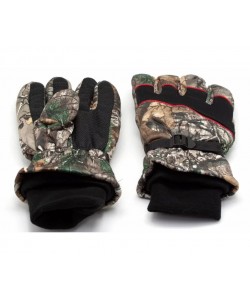 Перчатки охотничьи Стикхант Редлайн зимние (листва камуфляж)