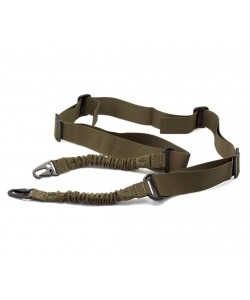 Ремень оружейный Стикхант тактический 2-точечный с амортизаторами (хаки)