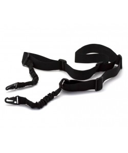 Ремень оружейный Стикхант тактический 2-точечный с амортизаторами (черный)