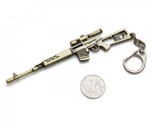 Брелок Microgun S винтовка SVD Драгунова (Gold edition)