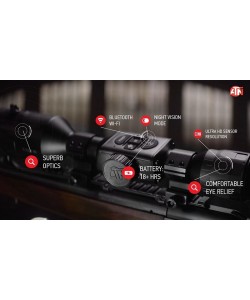 Цифровой прицел ATN X-Sight 4K Pro, 3-14x, день/ночь (до 600/400 м), фото/видео