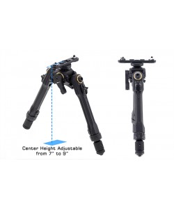 Сошки UTG PRO TBNR, M-Lok, вращающаяся наклонная база, 18,4-22,9 см