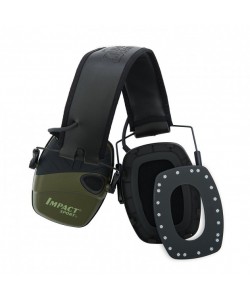 Наушники активные Howard Impact Sport, стерео, SNR 25dB, NRR 22dB (хаки/черные)